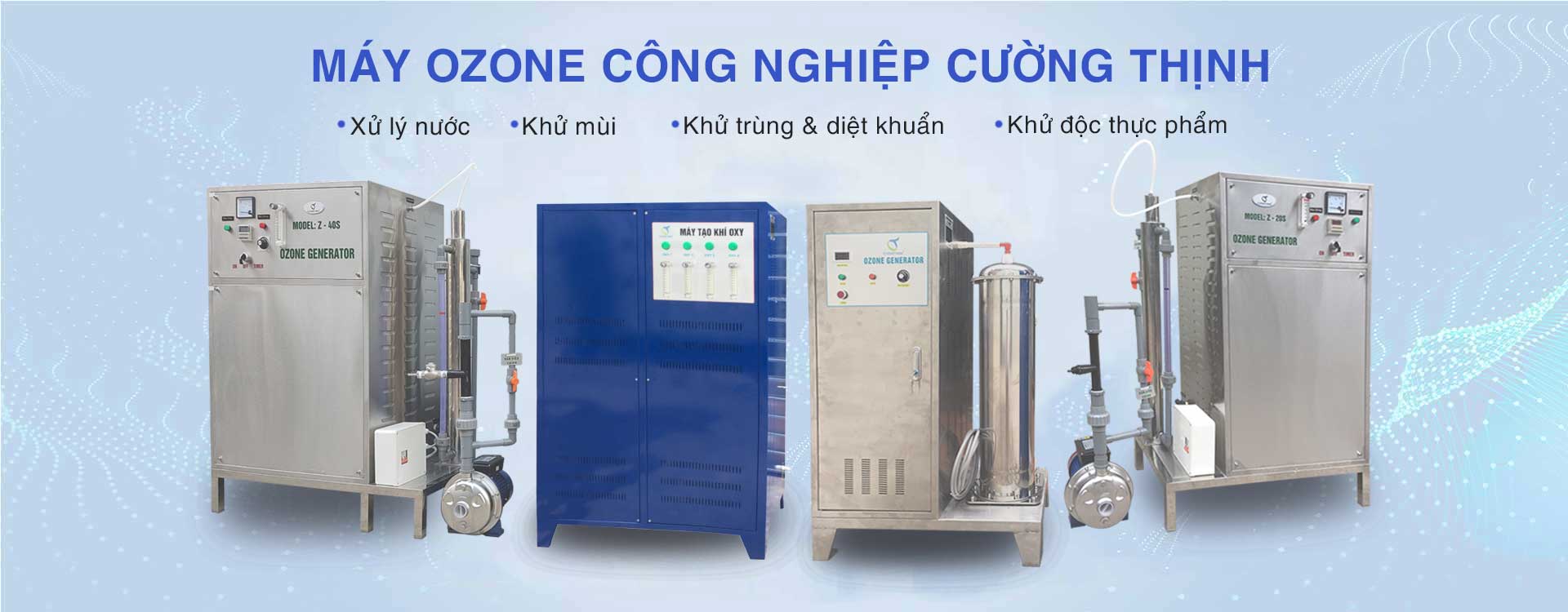 Banner máy ozone công nghiệp Cường Thịnh