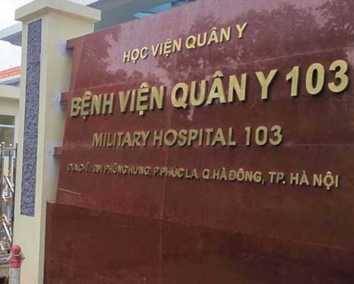 Bệnh viện quân y 103 - Đối tác khách hàng máy ozone Cường Thịnh