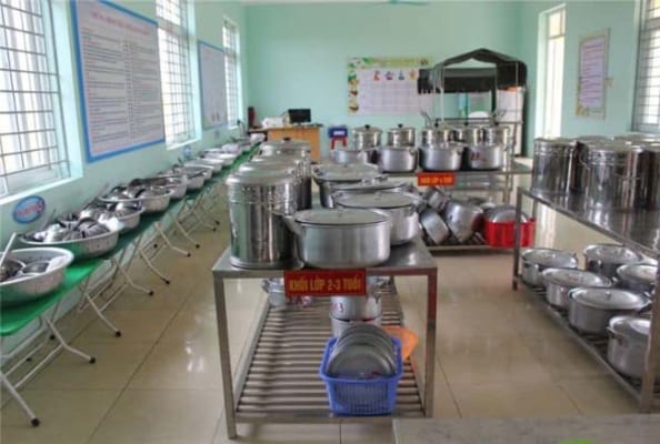 Dự án máy ozone xử lý thực phẩm tại bếp ăn trường học tĩnh Vũng Tàu