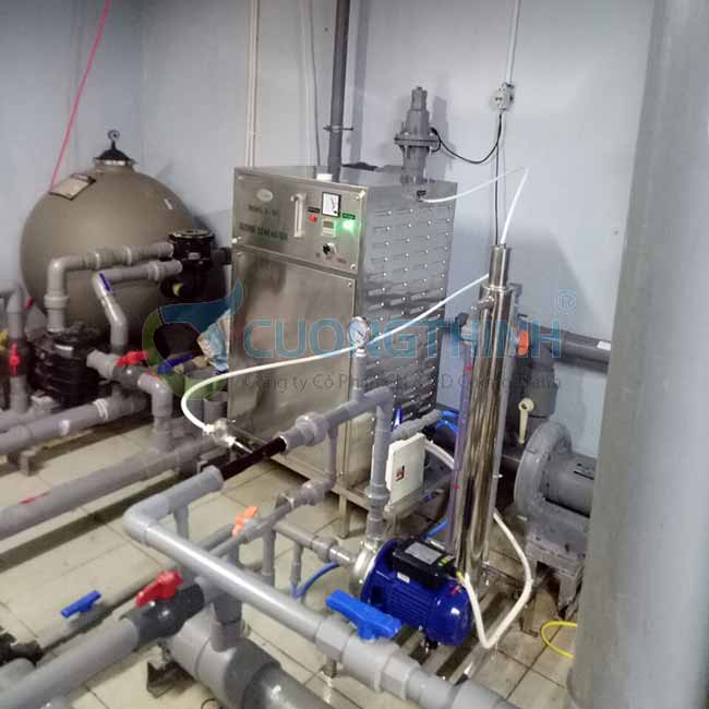 Hoàn thiện lắp đặt hệ thống máy ozone Z-50S hoạt động ổn định tại Trang viên Đồng Cội