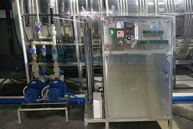 Cường Thịnh hoàn thiện lắp đặt máy ozone Z-30S xử lý nước cấp và vận hành ổn định