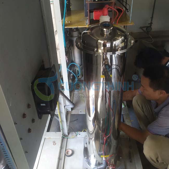 Nâng cấp máy ozone công nghiệp 200g/h tại Công ty Thiên Sư