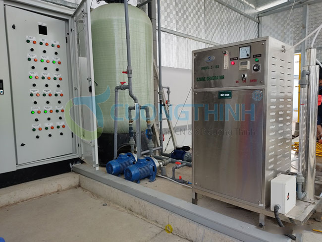 Dự án lắp đặt máy ozone công nghiệp Z-15S xử lý nước sinh hoạt tại Bắc Giang