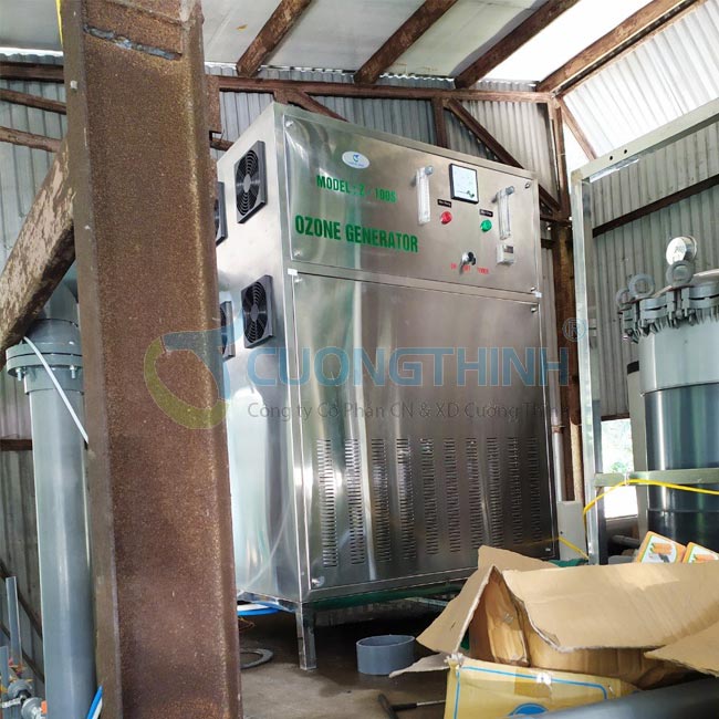 Lắp đặt máy ozone xử lý nước sinh hoạt tại mỏ than Quảng Ninh