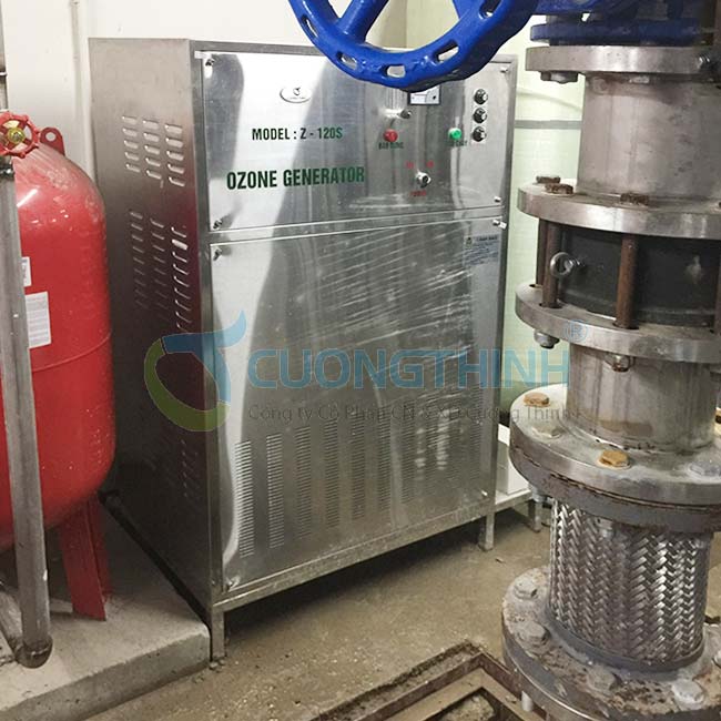 Cường Thịnh lắp đặt máy ozone Z-120S khử trùng nước sinh hoạt tại Vinhomes West Point