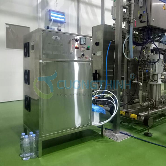 Máy ozone Z-40S xử lý nước tinh khiết tại nhà máy nước Núi Tiên (tập đoàn TH), Nghệ An