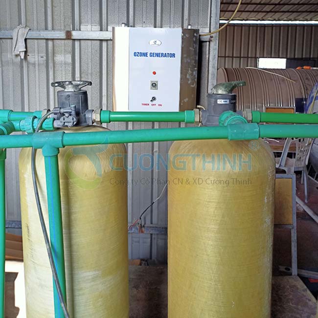 Máy ozone Z-7 Cường Thịnh được lắp đặt xử lý nước cấp sản xuất kem Tràng Tiền