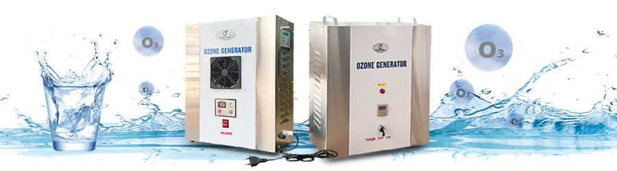 Banner máy ozone xử lý nước khử trùng