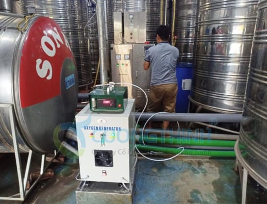 Dự án lắp đặt máy ozone xử lý nước tại nhà máy nước tinh khiết Lucy, Hà Nội