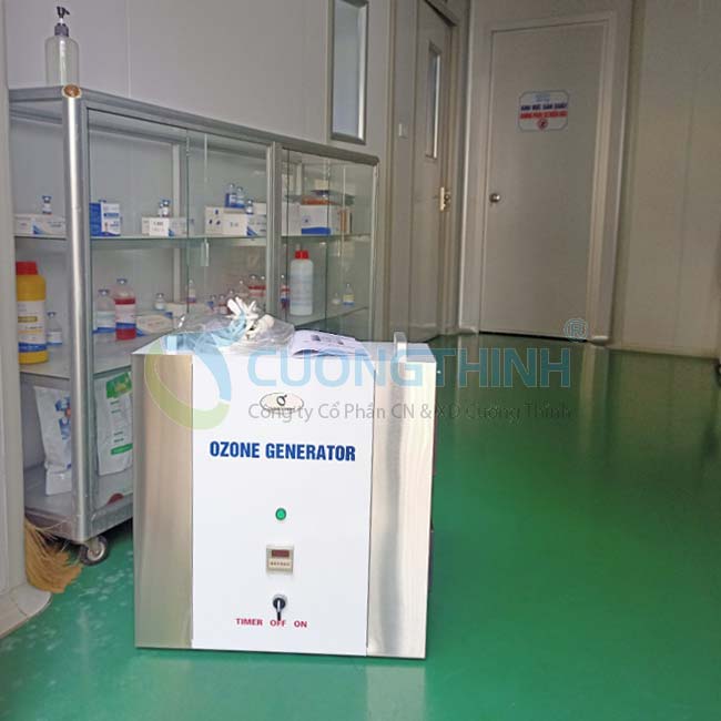 Máy Ozone Cường Thịnh 10g/h khử trùng phòng thuốc thú y CNC