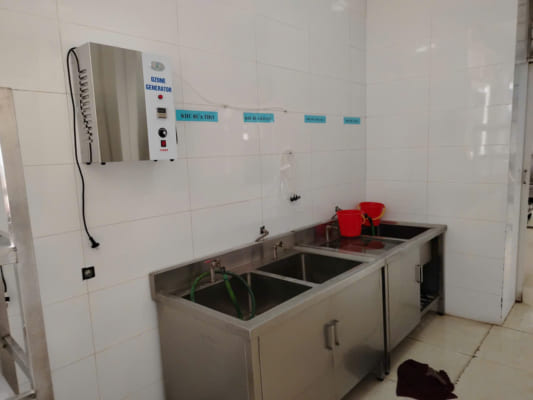 Máy Ozone Khử Thực Phẩm Trường Học